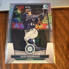 Julio Rodriguez 2023 Bowman Chrome Mojo Mega Box Refractor #96 Seattle Mariners