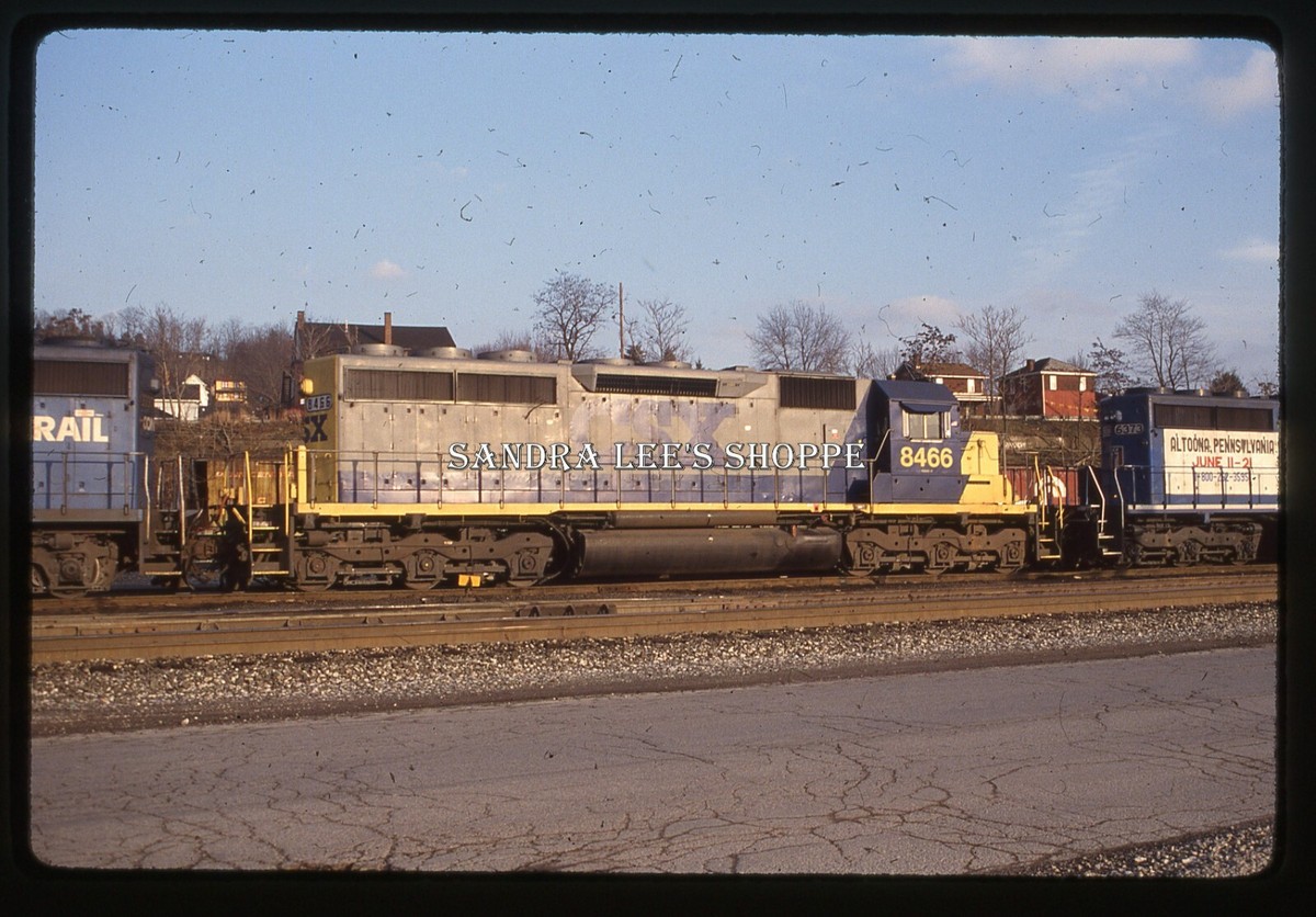 CSX 8466 Original Train Slide #3395 | eBay