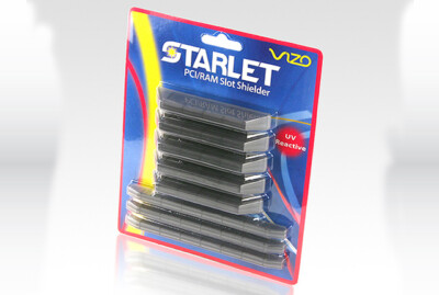 Vizo Starlet PCI & Ram Slot Shielder/ Schutzkappen gelb