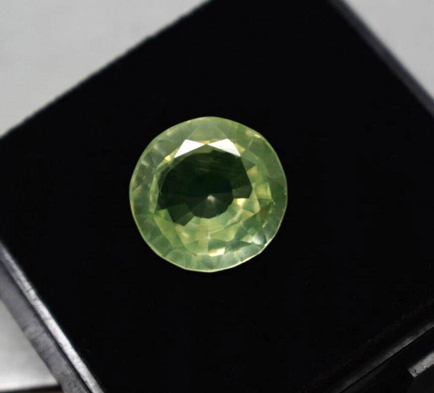 Neu Rund Schliff 15.60 Karat Makellos Natürlich Grün Peridot Ringgröße Edelstein - Bild 3 von 4