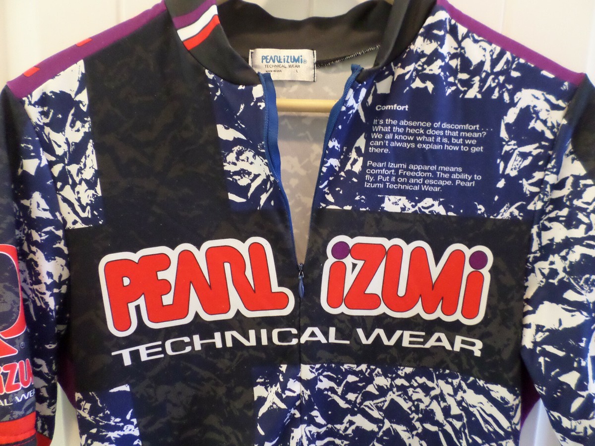 Pearl Izumi Technical Wear Multicolor 1/4 Zip Cycling Shirt. Men's