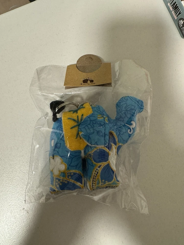 Natural Collection Handmade Elephant Key Chain - Image 2 of 2