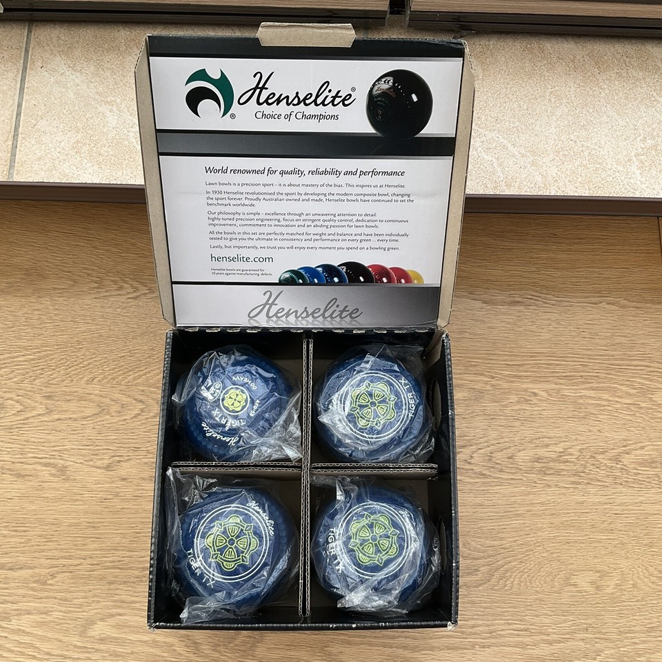 Henselite Tiger TX bowls size 00H Midnight ( Blue ) WB32 eBay