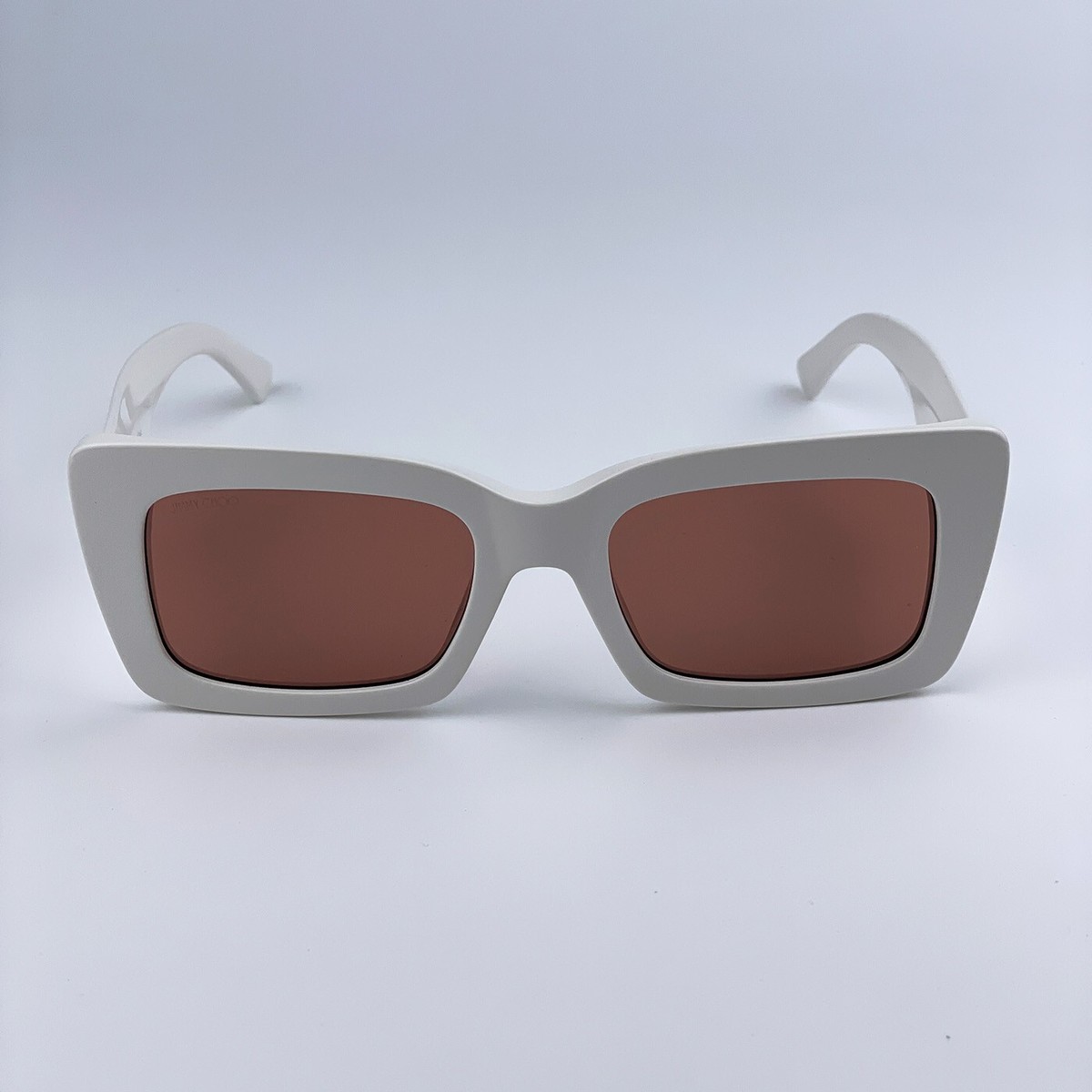 Jimmy Choo Women Sunglasses Ivory Burgundy Rectangle VITA/S 