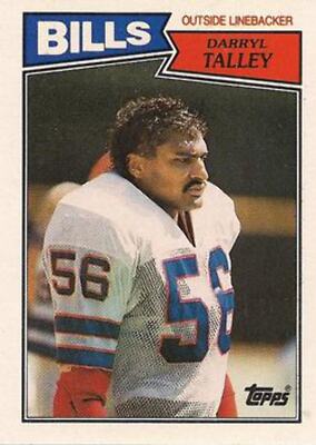 #370 Darryl Talley - Buffalo Bills - 1987 Topps Football | eBay