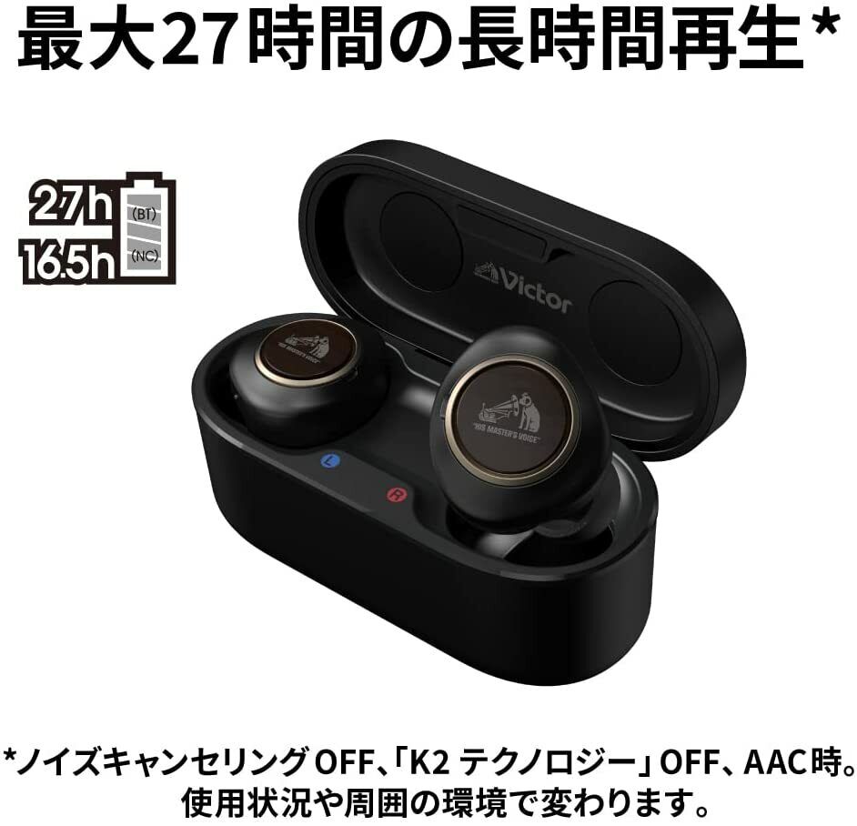 Victor HA-FW1000T WOOD Series Wireless Noise Cancelling Earphone