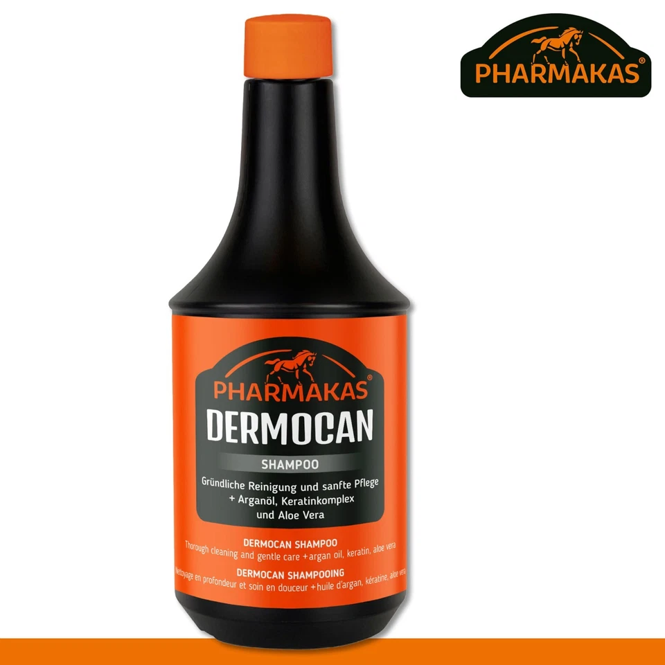 Pharmakas 1000 ml Dermocan Pferdeshampoo Pferd Pflege Fellpflege