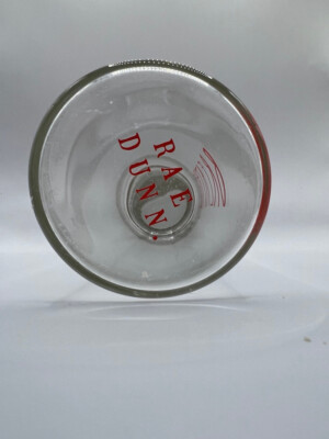 Bouteille En Verre Rae Dunn "Breathe" - Verre Décoré Avec Bouchon - Occasion