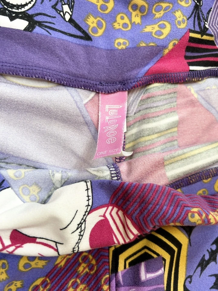 Leggings Lularoe Pesadilla Antes de Navidad Talla Única Foto 3 de 3