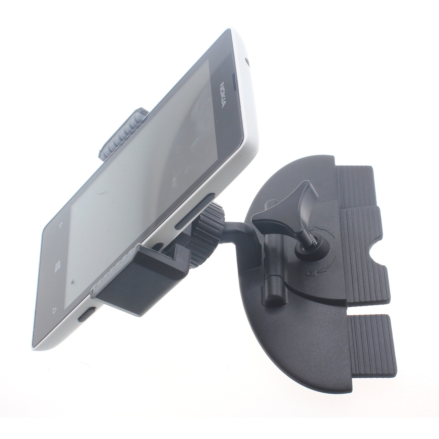 For iPhone 16/Pro/Max/Plus - CD Slot Car Mount Holder Cradle Swivel Dock Strong