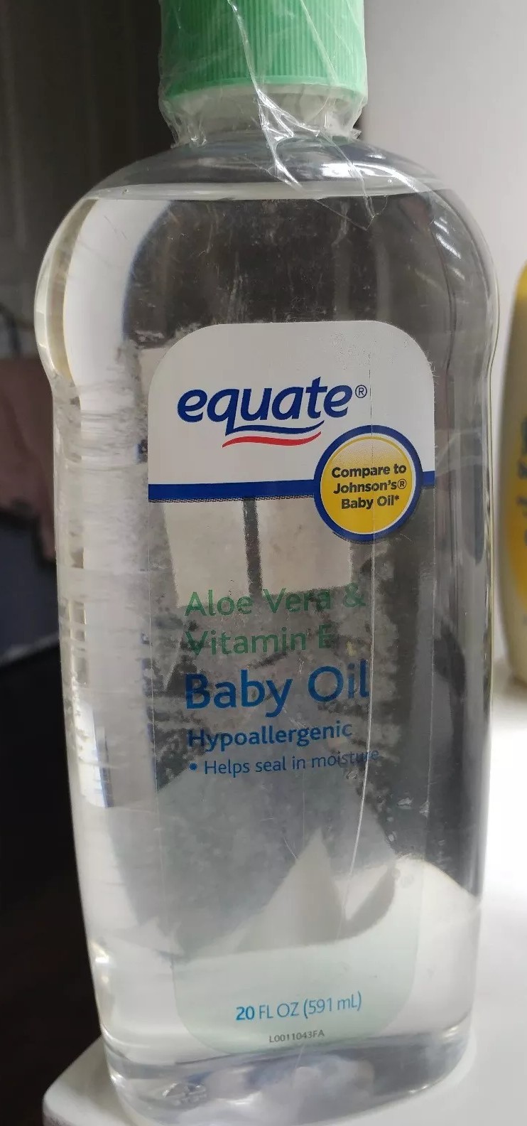 equate baby aloe vera and vitamin e hypoallergenic baby oil gel