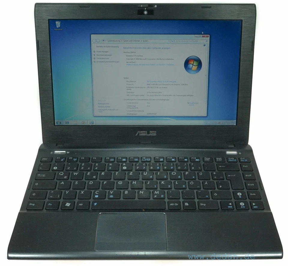 ASUS R262B AMD 450 1,6 GHz 320 GB HDD 2 GB RAM
