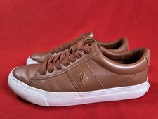 Boy's Shoes Polo Ralph Lauren Kids Sayer Leather Big Kid - Size 4 US, 3.5 UK