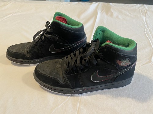 OG Nike Air Jordan 1 Retro Cinco De Mayo 2009 Black Red White Green  136065-014 | eBay