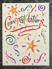 American Greetings All Occasion Card Congratulations…And Best Wishes Vintage