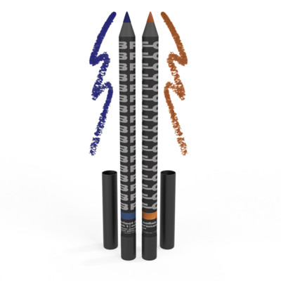 BEAUTY FOR CERTAIN Perfect Collab Eyeliner Duo Navy Bronze NEW RV $38 Ships FREE