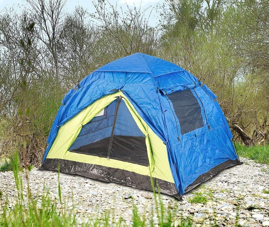 NEU Kuppelzelt 5000mm Wassersäule Automatik für Urlaub Camping Angeln Outdoor