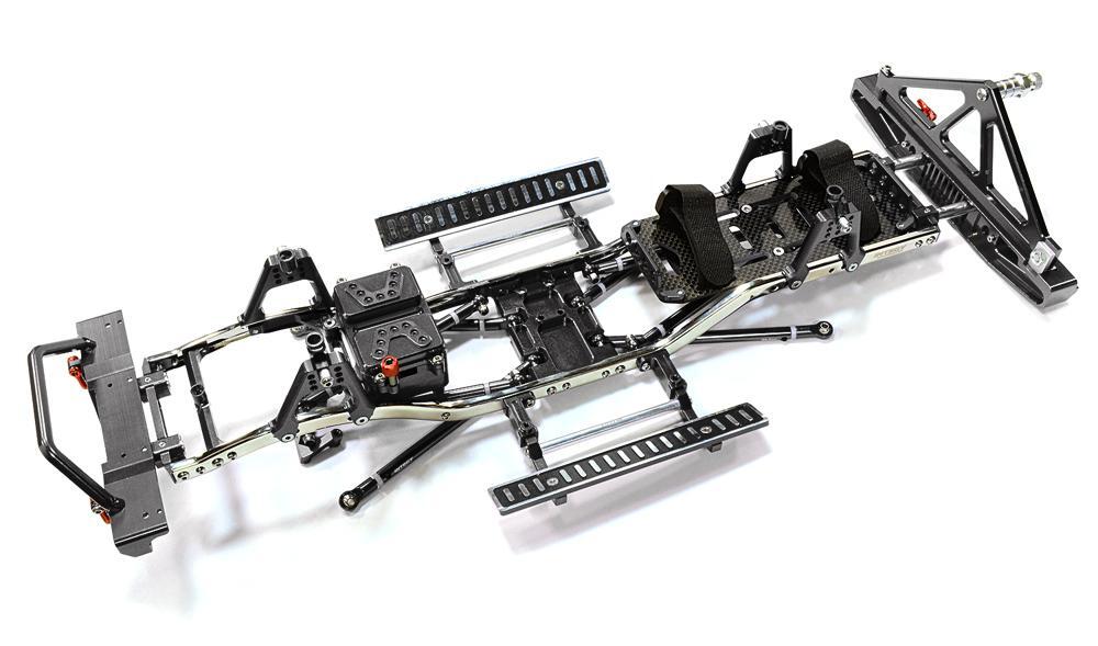Steel Ladder Frame Chassis Kit w/ Hop-up Combo for SCX-10, Dingo
