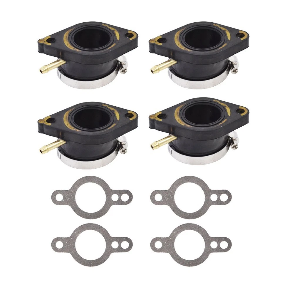 For Yamaha Maxim XJ550 Seca XJ550R 1981-1983 Carburetor Intake Manifold Boot Set - Image 3 of 4