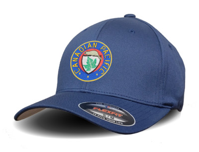 Canadian Pacific (CP) Embroidered 1920's Beaver Shield Logo Flexfit L/XL Cap