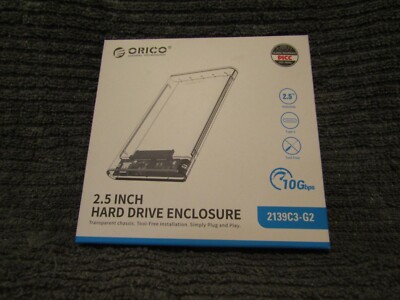 orico 2.5 inch hard drive enclosure 2139C3G2
