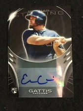 2013 Bowman Sterling Baseball Evan Gattis Auto #BSAR-EG Rookie Braves