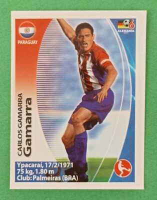 2006 Navarrete Germany World Cup FIFA Action #107 CARLOS GAMARRA  Sticker