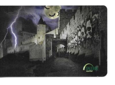 RARE / GIFT CARD - ART: LIGHT DARK PAINTING MOON PAINTER KUNST / GIFT CARD