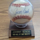 Johnny Bench Cincinnati Reds Official NL Autographed Baseball 1989 HOF