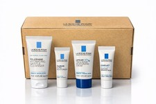 La Roche-Posay Moisturizing skin Care Routine Travel Set For Dry Skin