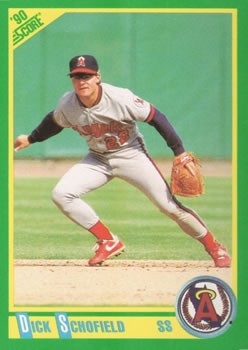 1990 Score #44 Dick Schofield