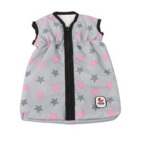 Bayer Chic 2000 Puppen-Schlafsack Sternchen Sterne Grau NEU