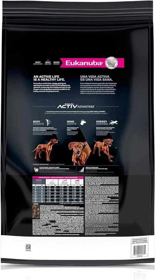 Comida seca para perros de raza grande adultos Eukanuba, cordero 1ª 30 libras (paquete de 1)  Foto 2 de 4