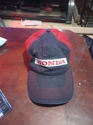 Mesh Backed Honda Hat With Black Bill