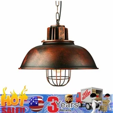 Vintage Pendant Light Industrial Rustic Farmhouse Hanging Ceiling Lamp Fixture