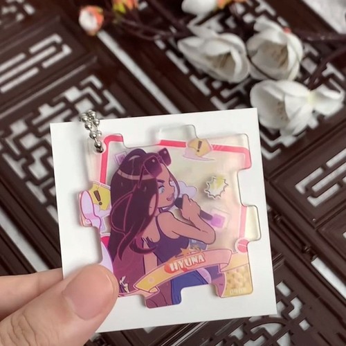 Ciondolo zaino portachiavi acrilico Anime Alien Stage Ivan Till Jigsaw da collezione - Foto 14 di 19