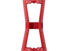Yato Schablone f&uuml;r Schwalbenschwanzverbindungen 1:5 I 1:8 64X23X18mm YT-44080
