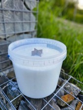 Świeca uliczna luzem świeca awaryjna – wiadro 10kg mieszanka wosku z drewnianym knotem – 40h+