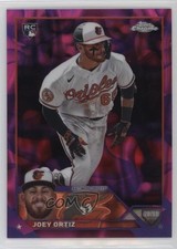 2023 Chrome Update Magenta & Purple Lava Lamp Refractor 105/299 Joey Ortiz 15kw