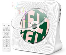 Portable CD Player for Home, ROADOM Desktop Players with Small, White