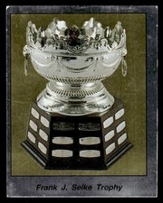 1987-88 Panini Stickers !!! Frank J. Selke Trophy #385