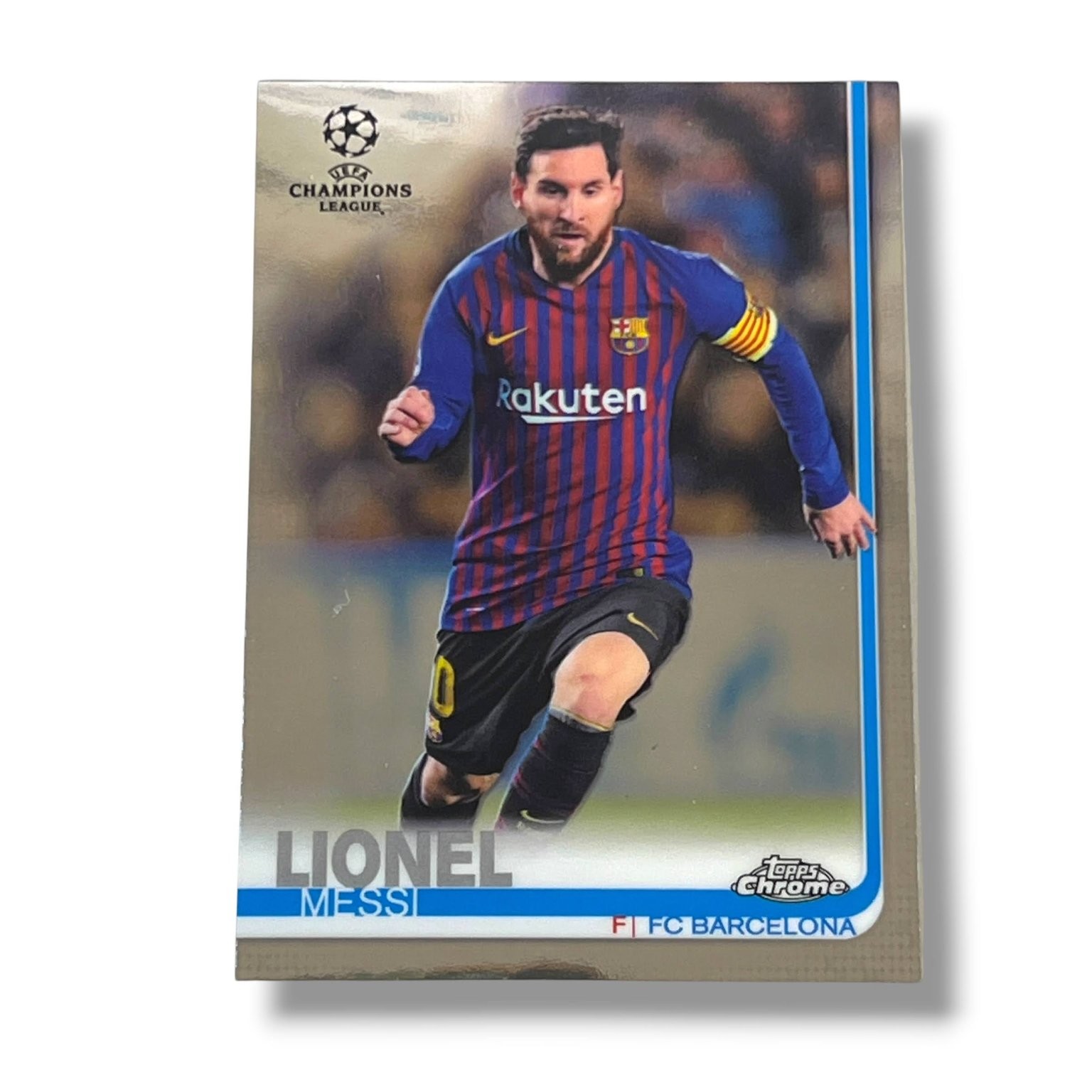 Lionel Messi FC Barcelona 2018 Topps Chrome UCL #1