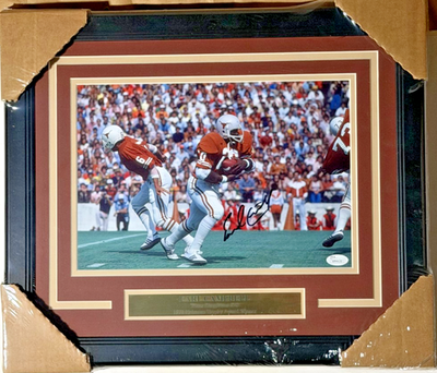 #ad EARL CAMPBELL SIGNED AUTOGRAPHED UNIVERSITY OF TEXAS 11X14 PHOTO FRAMED JSA $179.00