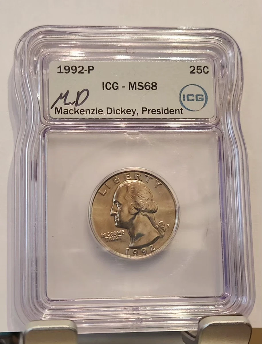 Business MS 67 Graded 1992 Washington Quarters (1932-1998) for