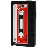 Silikon Case Samsung Galaxy Note 2 GT-N7100 Lte GT-N7105 Musik-Kassette