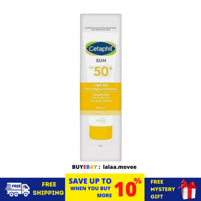 1 X CETAPHIL Sun SPF50 Light Gel Very High Protection Sunscreen 50ml Face & Body