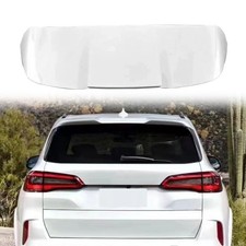 White Roof Spoiler Tail Lip Wing Bar Trim Fits For Bmw X5 X5m G05 2019-2026 White Roof Spoiler Tail Lip Wing Bar Trim Fits For Bmw X5 X5m G05 2019-2026