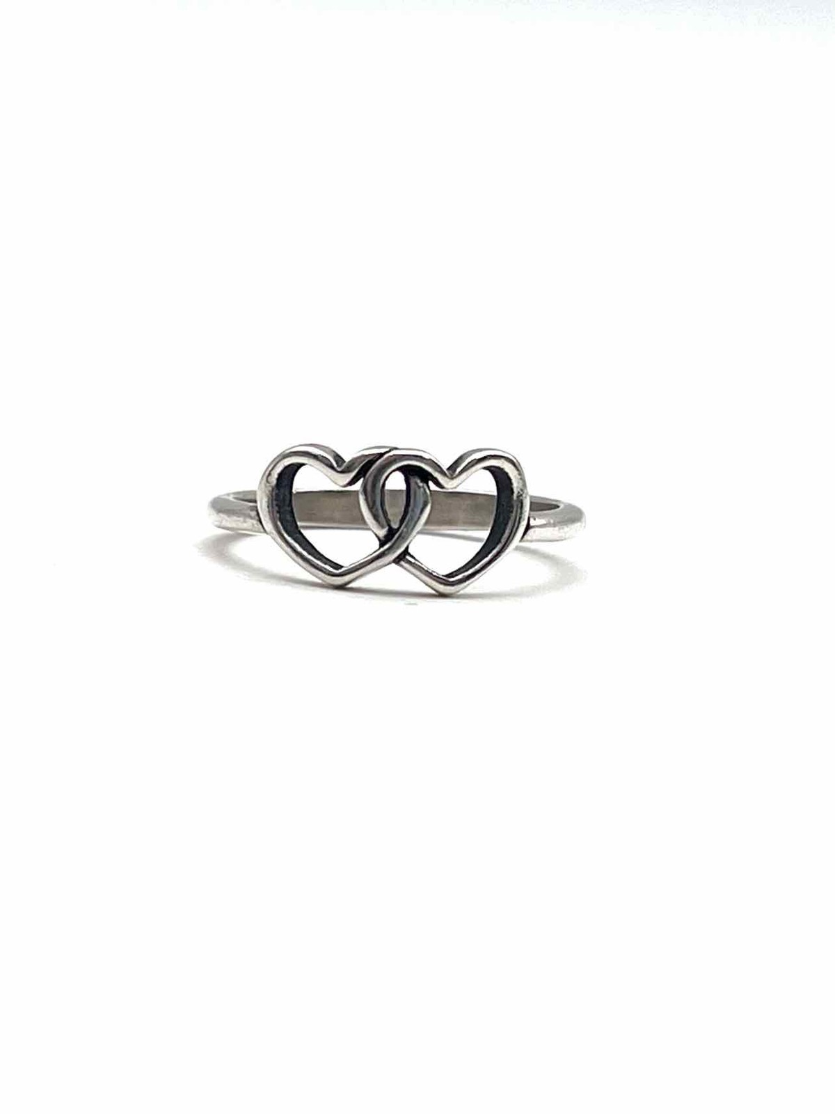 James Avery Size 6 Silver Interlocking Sterling S… - image 3