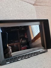Feelworld FW759 7" On-Camera Field Monitor HDMI IPS w/sun shade. NO BATTERY