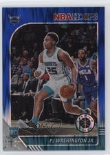 2019 Panini NBA Hoops Premium Stock Blue Flash Prizm 28/49 PJ Washington Jr 7y2